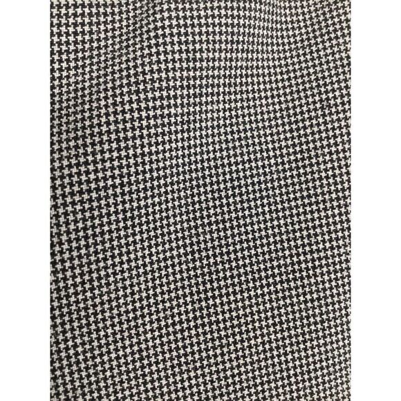 Liz Claiborne Womens Large Dress Pants Trousers Career Black Houndstooth - Picture 12 of 12